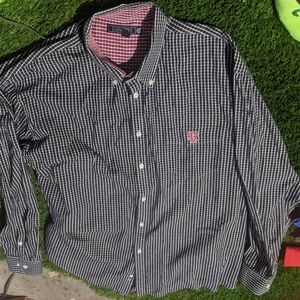 Colony  Florida State Seminole Embroided Long Sleeve Button Down Shirt Size L